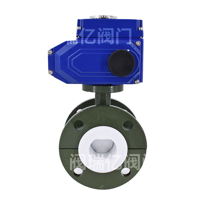 電動全襯四氟法蘭蝶閥 D941F4-16C 耐強酸堿腐蝕 智能流量比例調(diào)節(jié)蝶閥